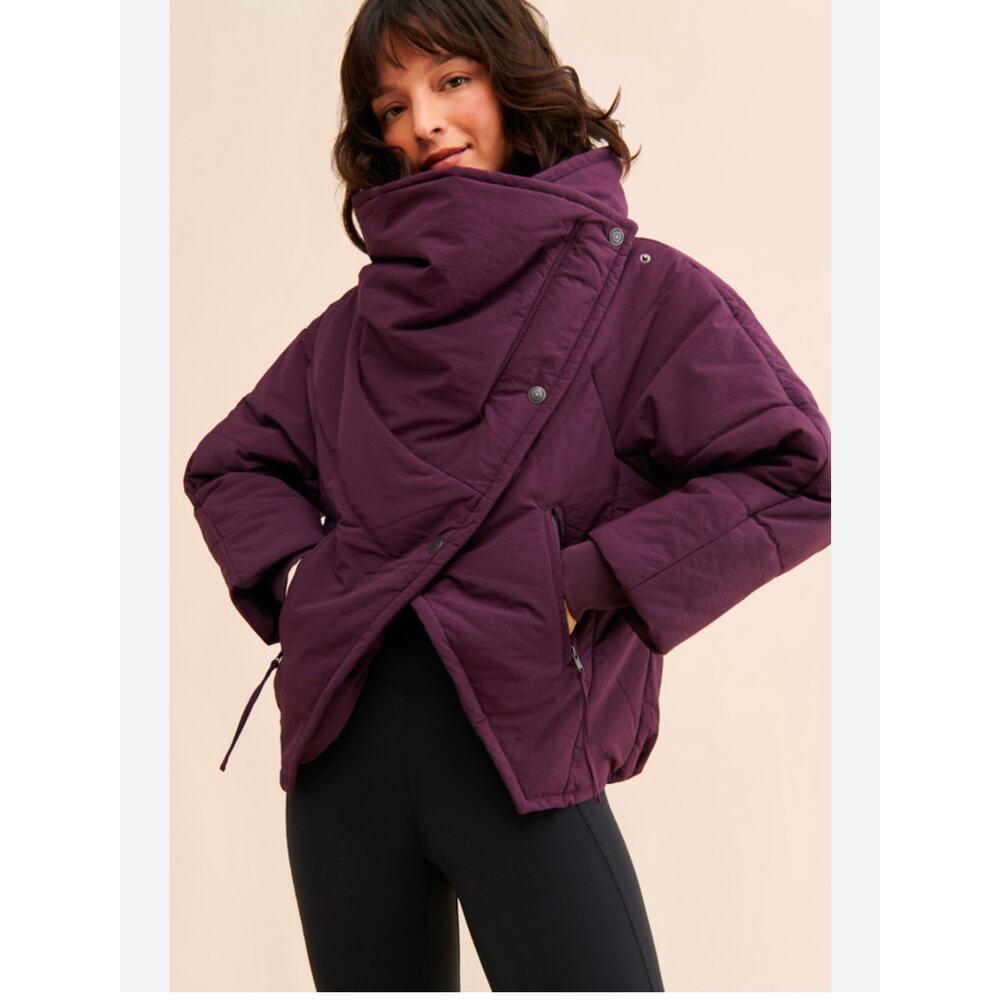 Free People We The Free Kalida Puffer Jacket - Purple, XS